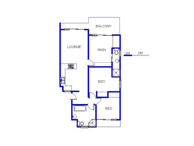 1st Floor - 106m2 of property for sale in Oakdene