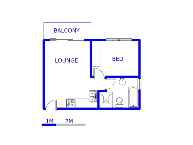 Floor plan of the property in Linbro Park A.H.