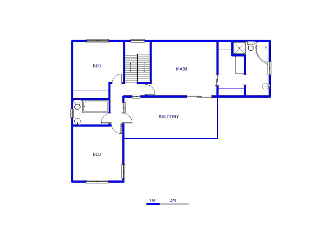 1st Floor - 115m2 of property for sale in Noordhang