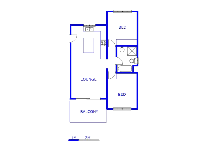 1st Floor - 69m2 of property for sale in Noordhang