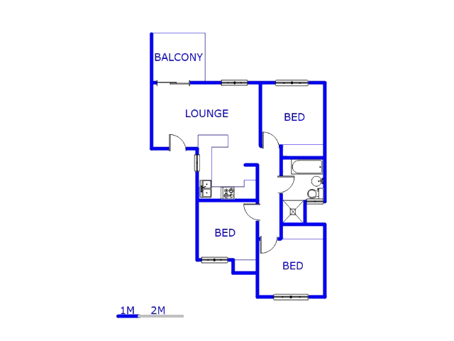 1st Floor - 70m2 of property for sale in Winchester Hills