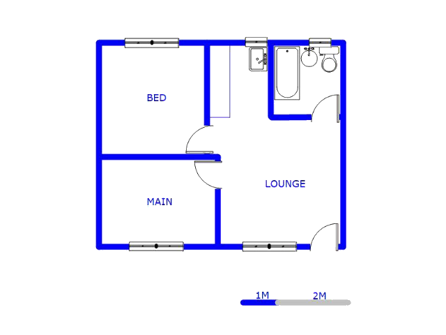 Ground Floor - 44m2 of property for sale in Fleurhof