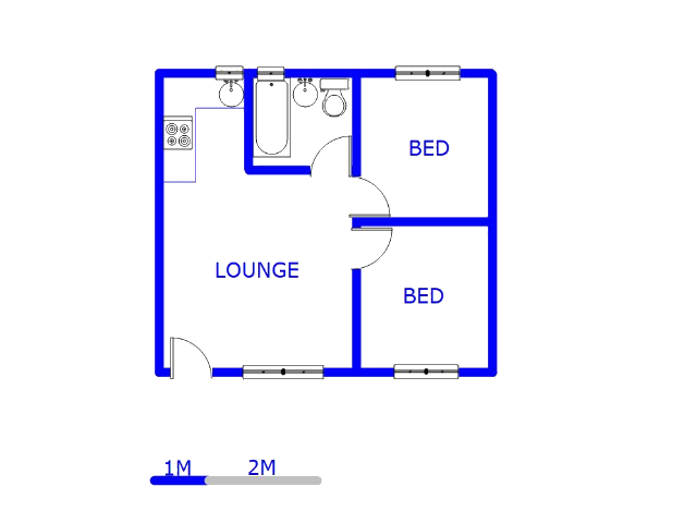 4th Floor - 35m2 of property for sale in Fleurhof