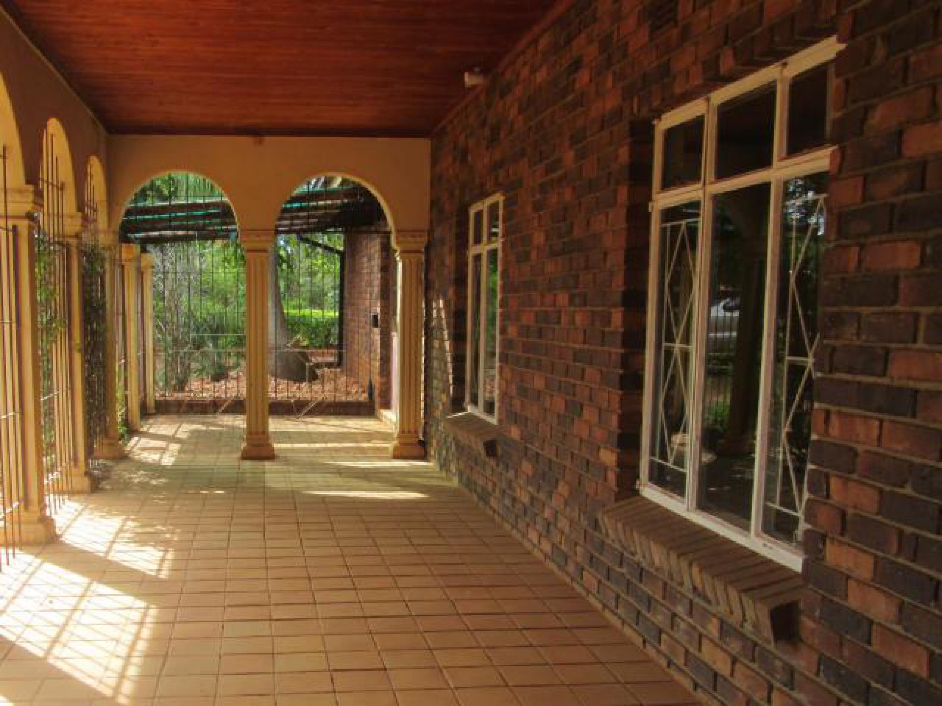 Patio of property in Polokwane
