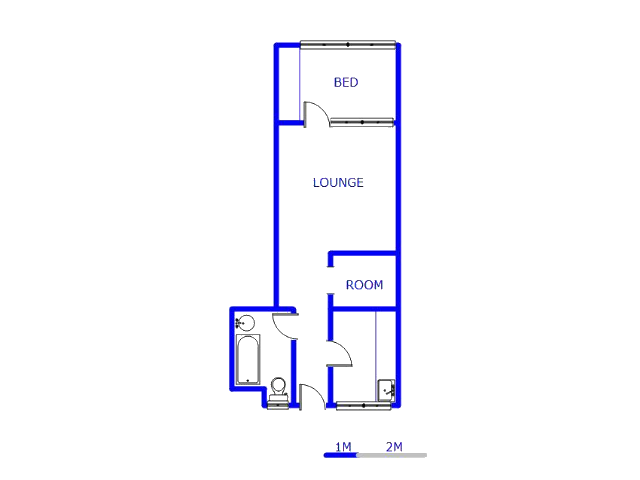 Floor plan of the property in Kempton Park