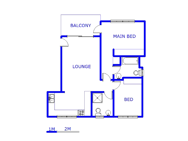 3rd Floor - 86m2 of property for sale in Halfway House