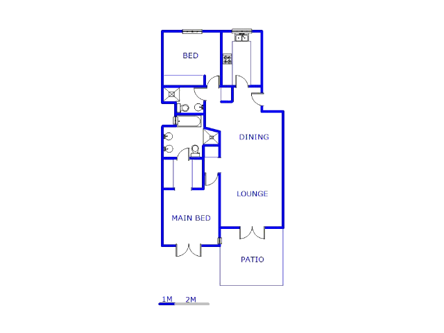 Floor plan of the property in Elton Hill