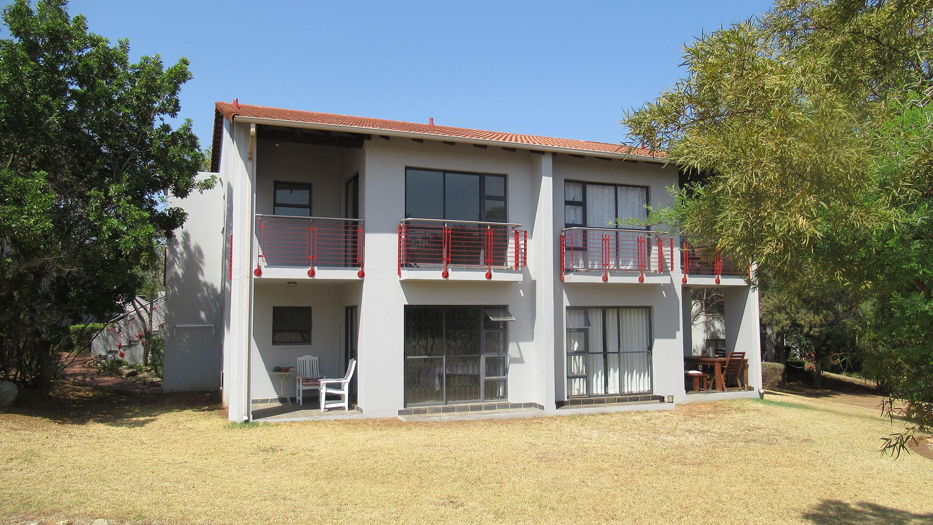 Backyard of property in Jackal Creek Golf Estate