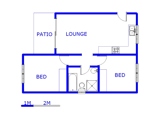 Ground Floor - 60m2 of property for sale in Northgate (JHB)