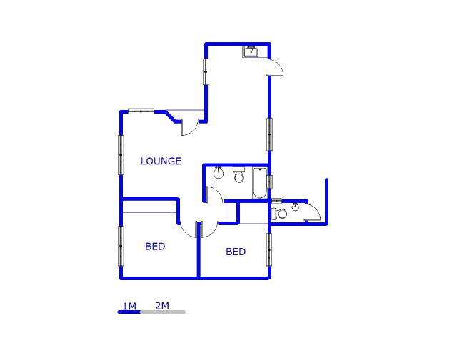 Floor plan of the property in The Orchards