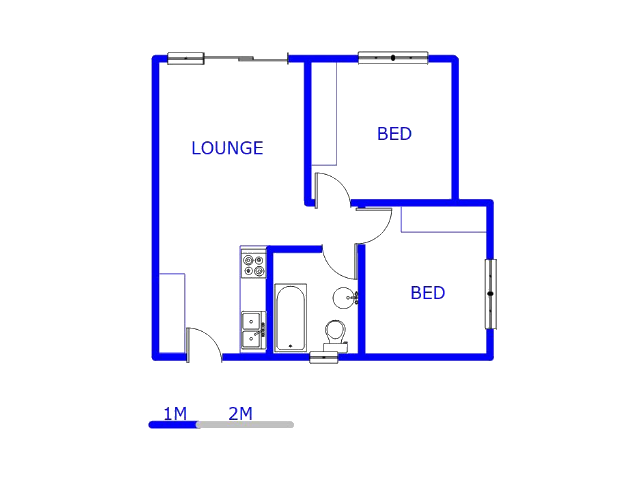 Ground Floor - 46m2 of property for sale in Noordhang