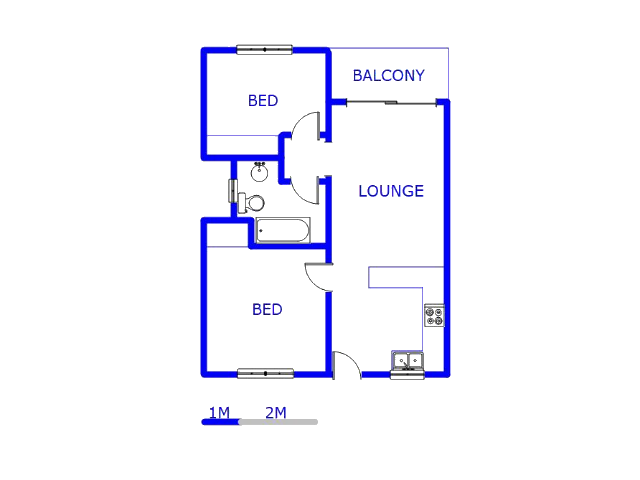 1st Floor - 61m2 of property for sale in Daspoort