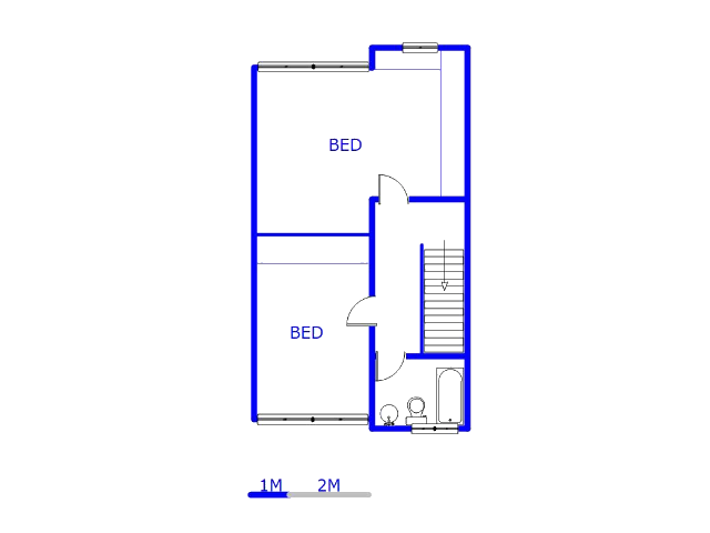 1st Floor - 56m2 of property for sale in Windsor East