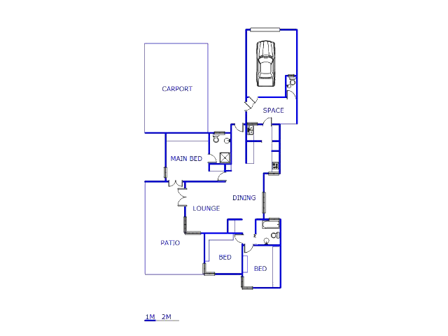 Floor plan of the property in Sinoville