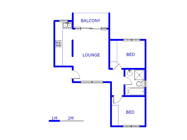 3rd Floor - 53m2 of property for sale in Lombardy Estate