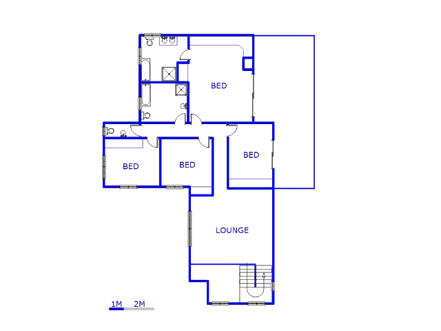 Floor plan of the property in Sagewood