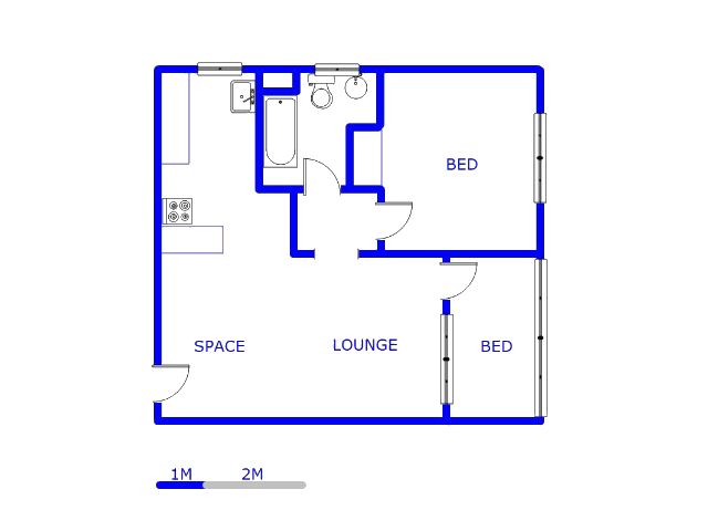 Floor plan of the property in Trevenna