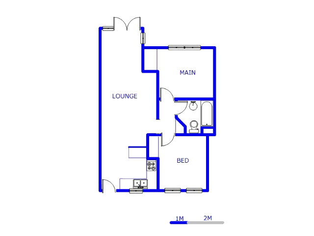 Ground Floor - 61m2 of property for sale in Suideroord