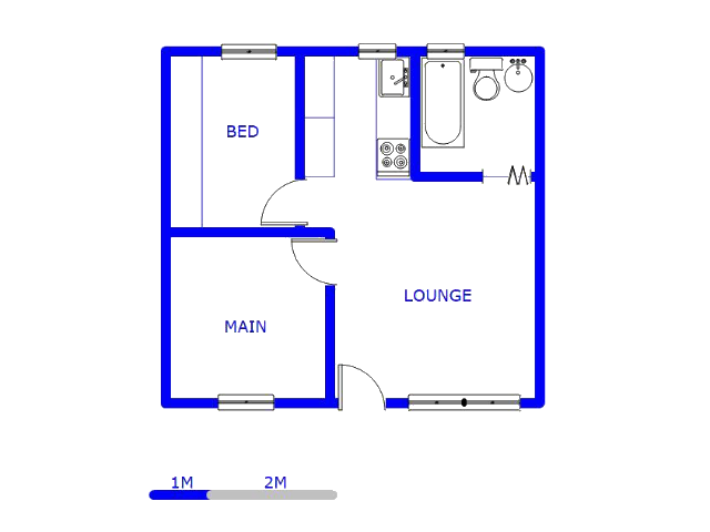 3rd Floor - 44m2 of property for sale in Fleurhof