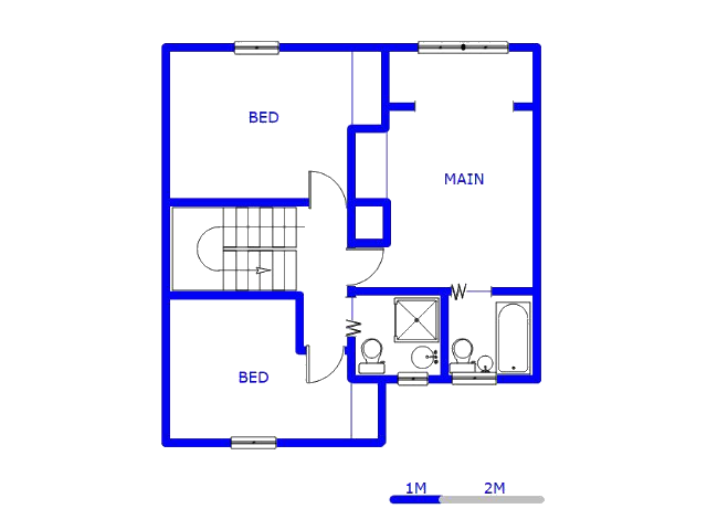 1st Floor - 62m2 of property for sale in Newmarket Park