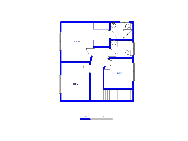 1st Floor - 59m2 of property for sale in New Redruth