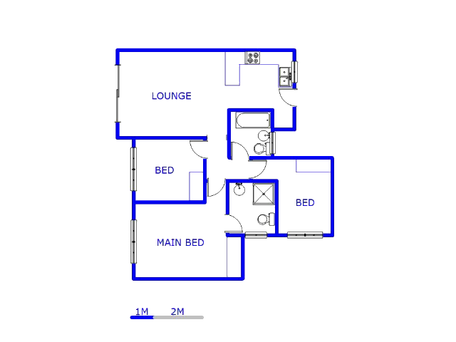 Ground Floor - 72m2 of property for sale in Heuwelsig Estate