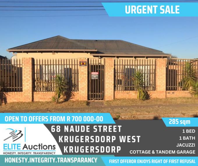 2 Bedroom House for Sale For Sale in Krugersdorp - MR639689