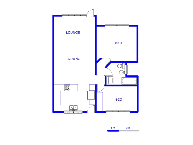 Ground Floor - 72m2 of property for sale in Florida