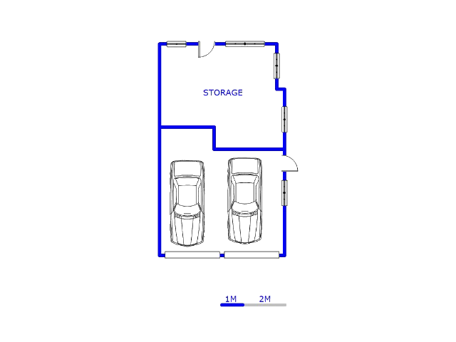 Floor plan of the property in Strathavon