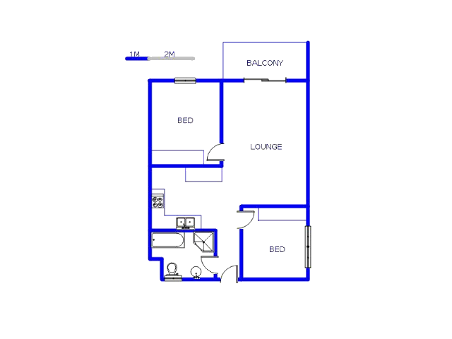 Ground Floor - 74m2 of property for sale in Goedeburg