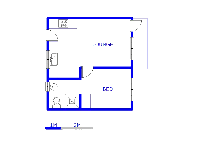 1st Floor - 37m2 of property for sale in Whiteridge