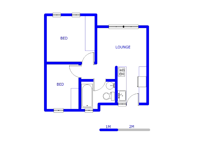 Ground Floor - 33m2 of property for sale in Fleurhof