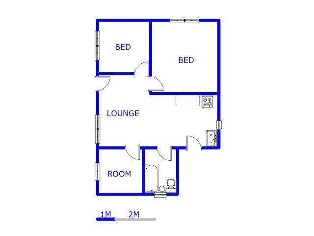 Ground Floor - 56m2 of property for sale in Glen Ridge (Gauteng - West)