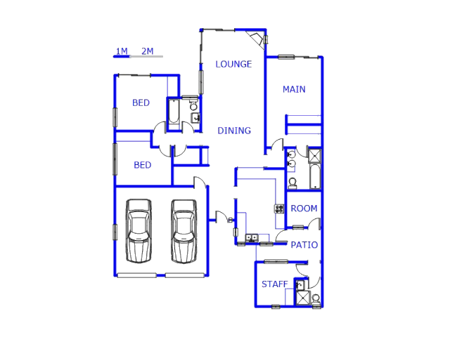 Floor plan of the property in Lone Hill