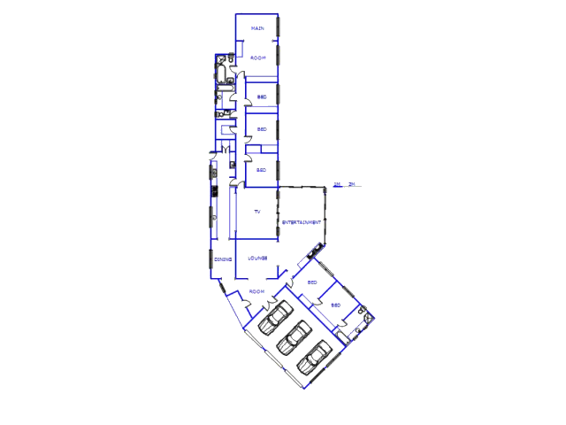 Floor plan of the property in Jordaanpark