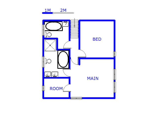 1st Floor - 60m2 of property for sale in De Deur