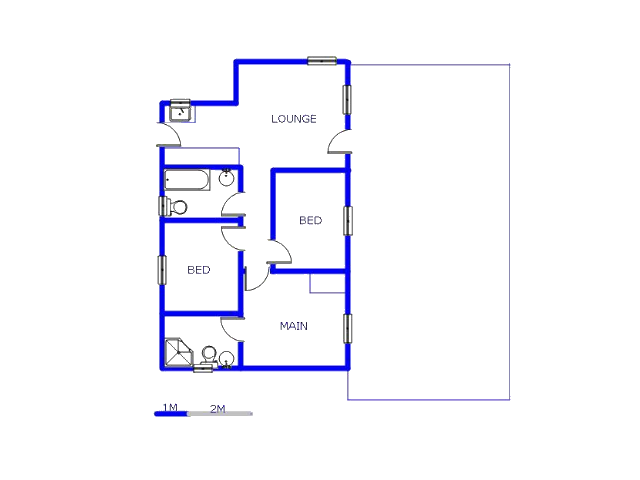 Ground Floor - 60m2 of property for sale in Windmill Park