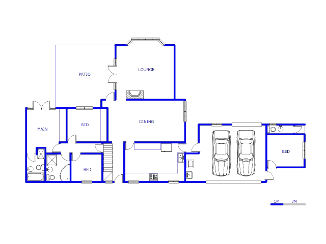 Floor plan of the property in Paulshof