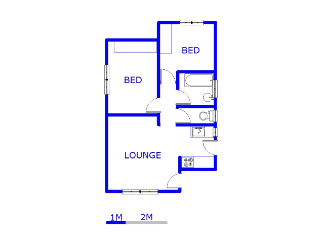 Ground Floor - 46m2 of property for sale in Klippoortje