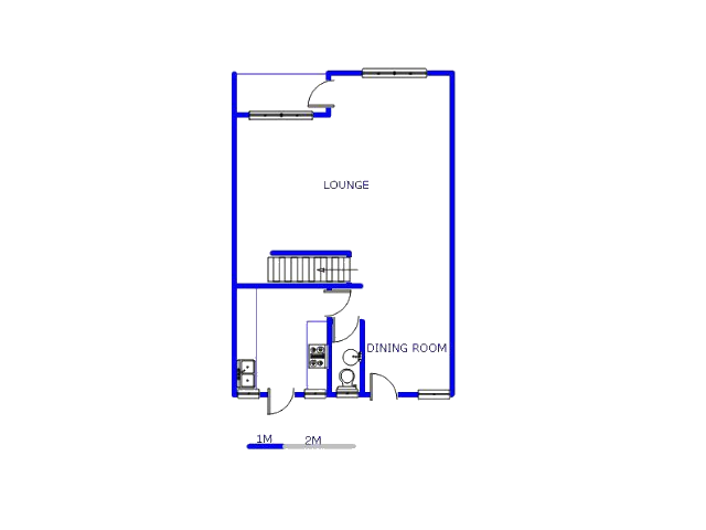 Floor plan of the property in Kew