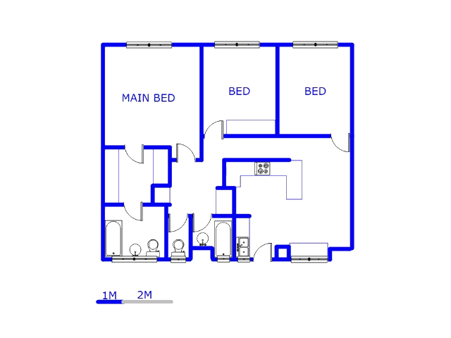 3rd Floor - 91m2 of property for sale in Sunnyside