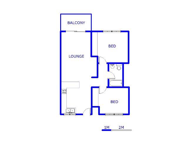 Floor plan of the property in Annlin West