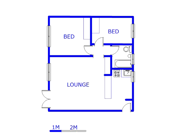 Ground Floor - 61m2 of property for sale in Alan Manor