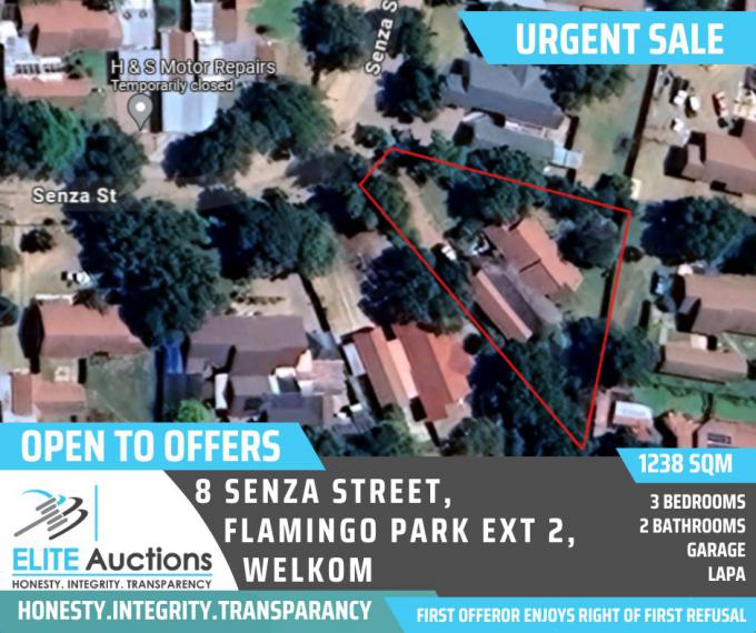 3 Bedroom House for Sale For Sale in Welkom - MR646484