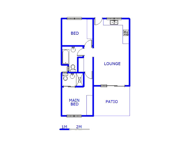 Ground Floor - 75m2 of property for sale in Menlo Park