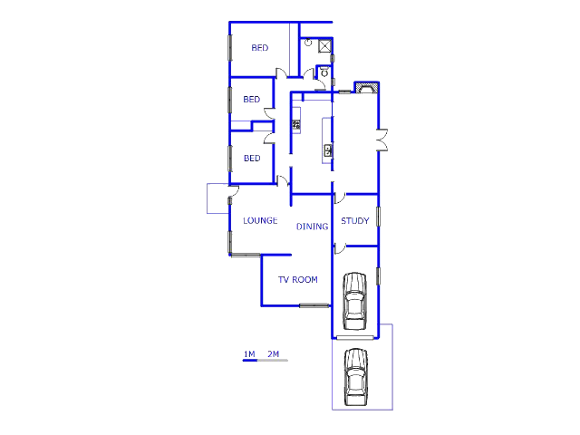 Floor plan of the property in Townsend Estate