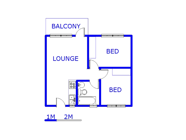 1st Floor - 49m2 of property for sale in Olifantsvlei 327-Iq