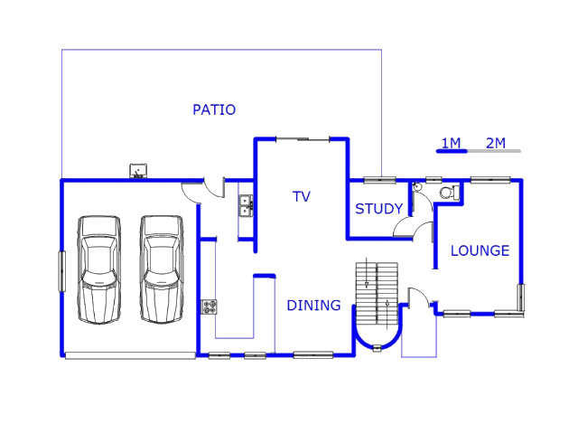 Floor plan of the property in Pietermaritzburg (KZN)