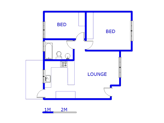 Floor plan of the property in Ridgeway