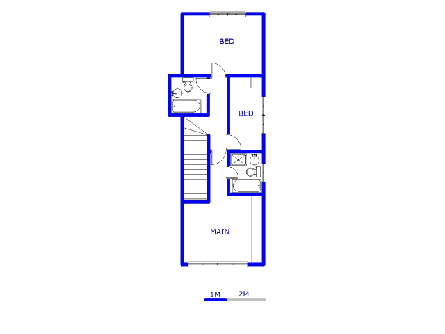 1st Floor - 54m2 of property for sale in Little Falls